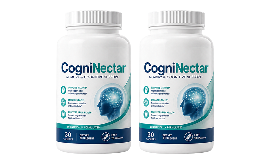 CogniNectar memory and cognitive support capsule bottle